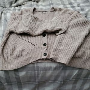 American Eagle Crop Cardigan